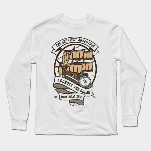 The greatest adventure Long Sleeve T-Shirt by RamsApparel08